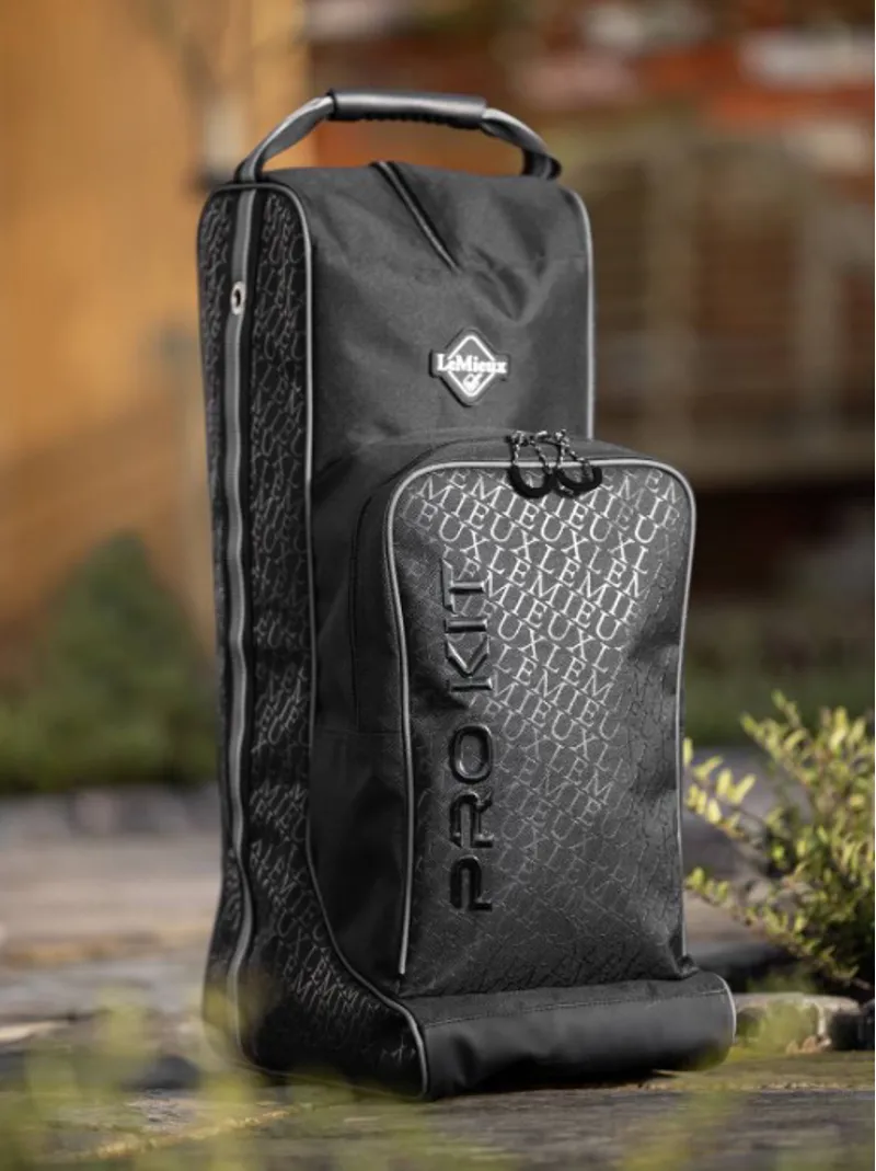 LeMieux Elite Pro Boot And Hat Bag Black